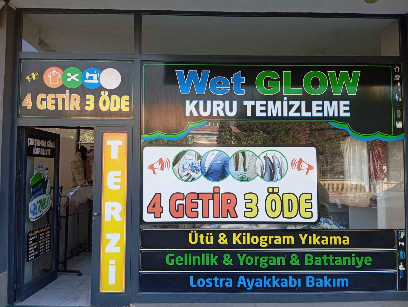 4 Getir 3 Öde Kampanyası - Kuru Temizleme - Ütü - Çamaşır Yıkama
