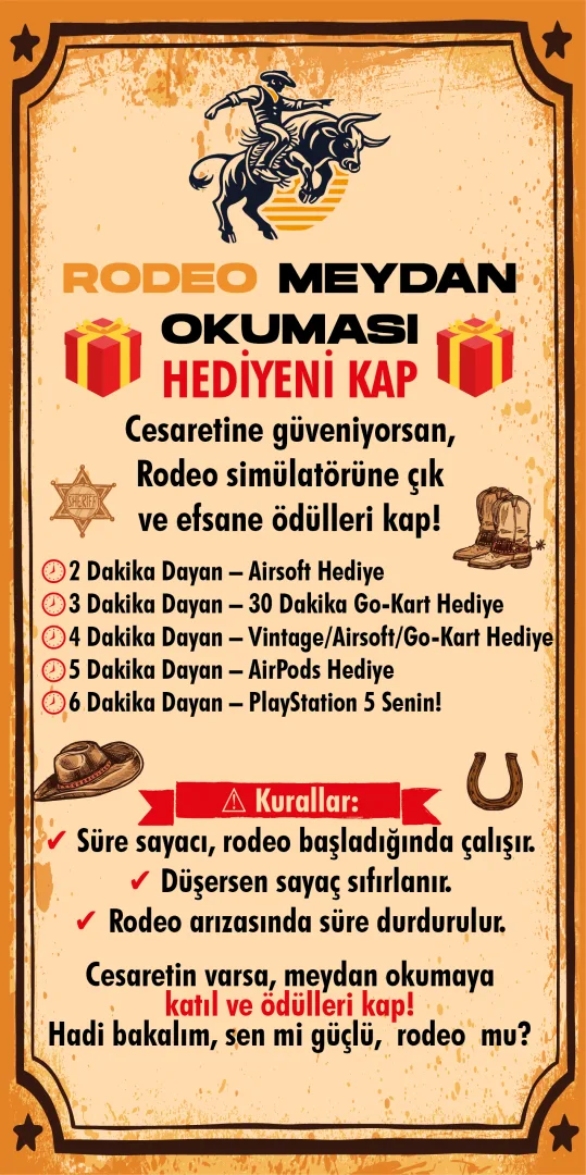Rodeo Meydan Okuması Başlıyor!