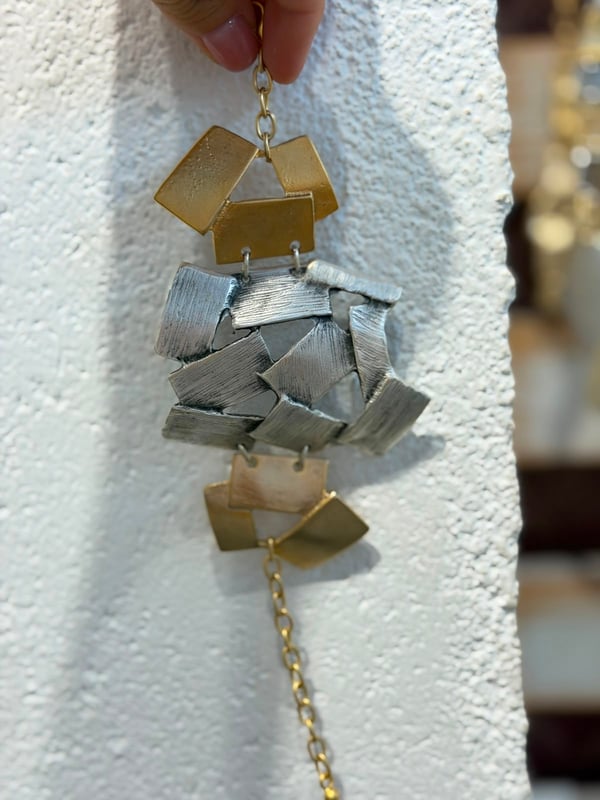 Antik Gold Kaplama Bohem iki Renk Bileklik