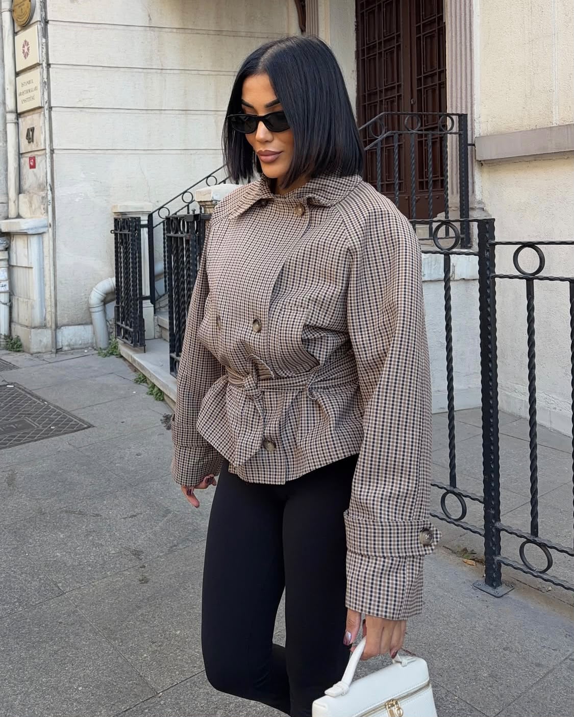 Mango Model Ekose Ceket