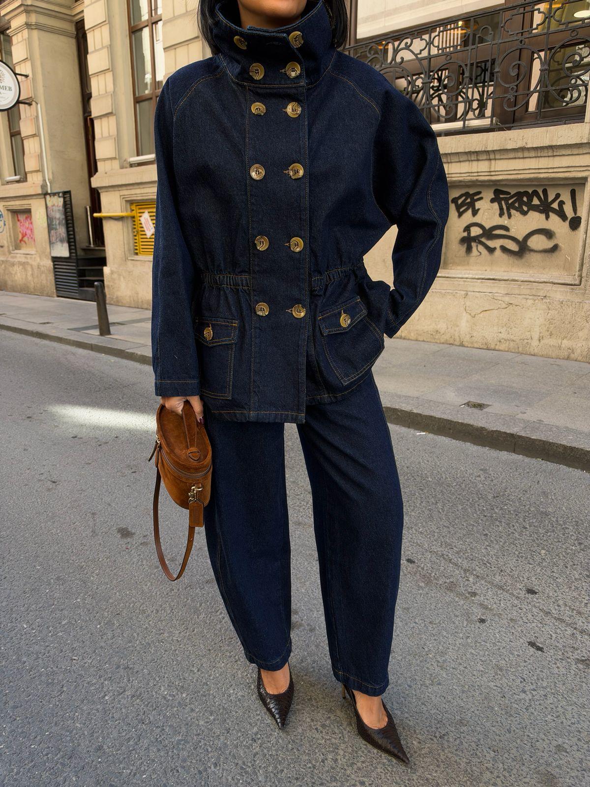 Zra model fit pantolon ve benim ceket takım