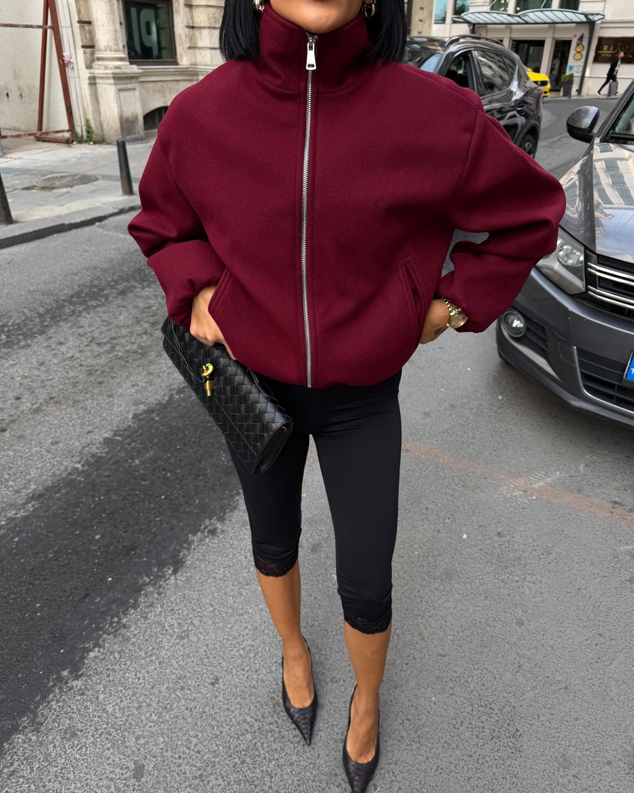 Zra Model  dik yaka kaşe kaban