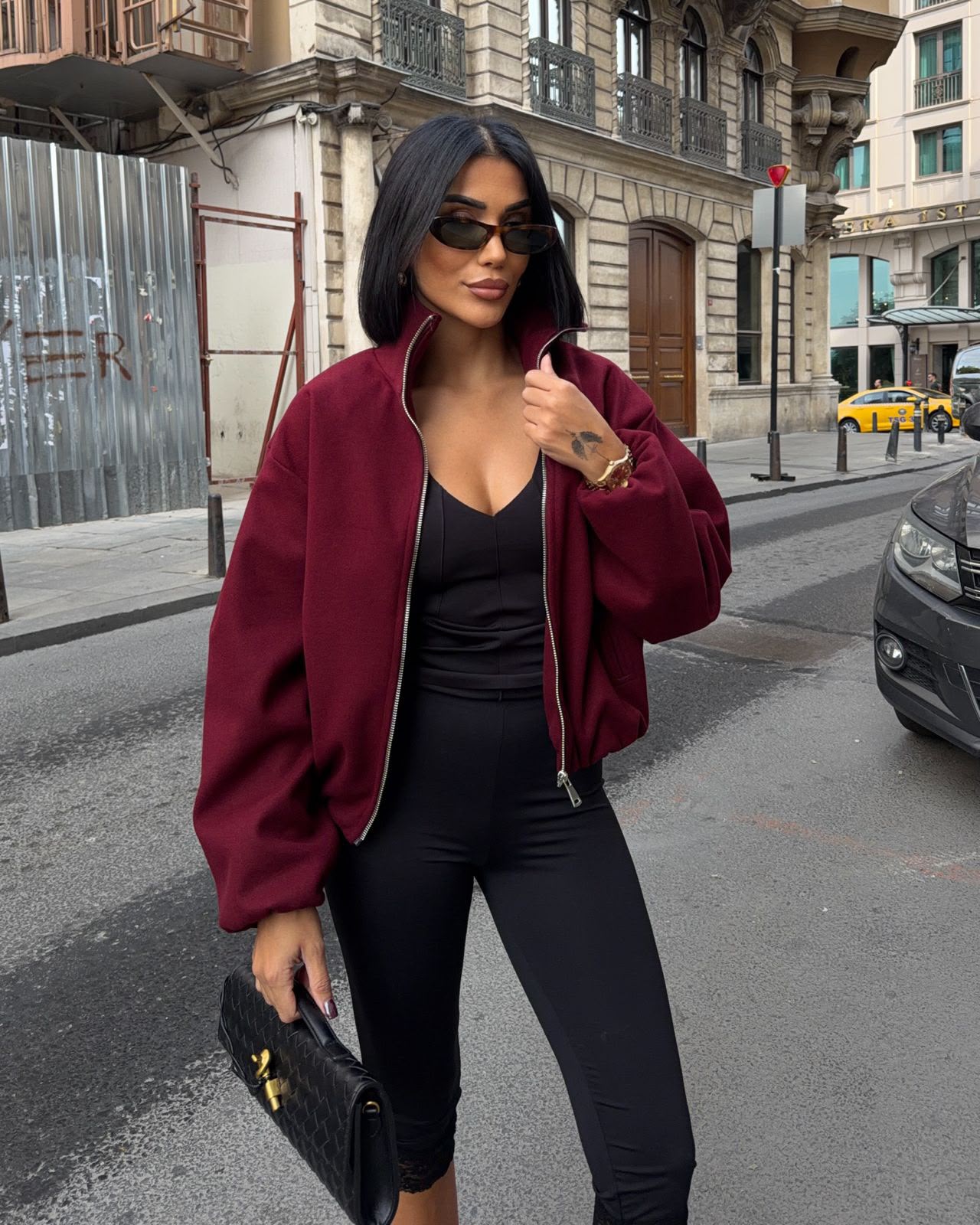 Zra Model dik yaka kaşe kaban
