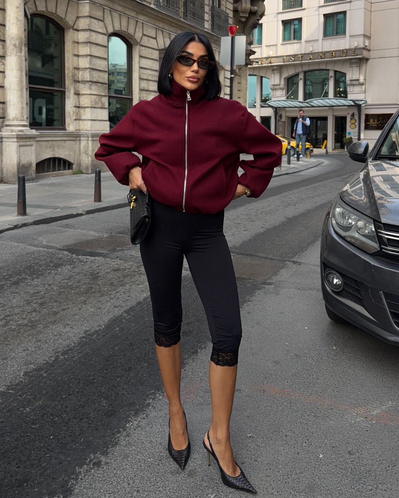Zra Model dik yaka kaşe kaban
