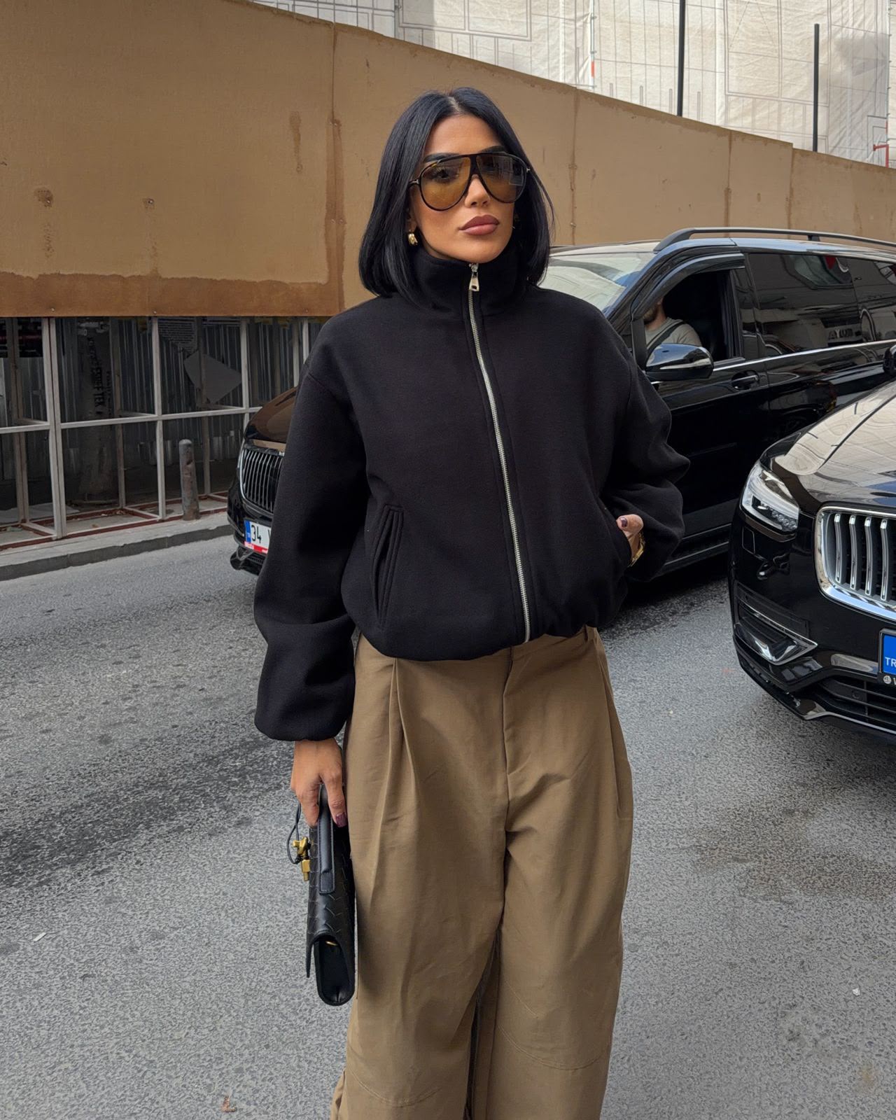 Zra Model dik yaka kaşe kaban