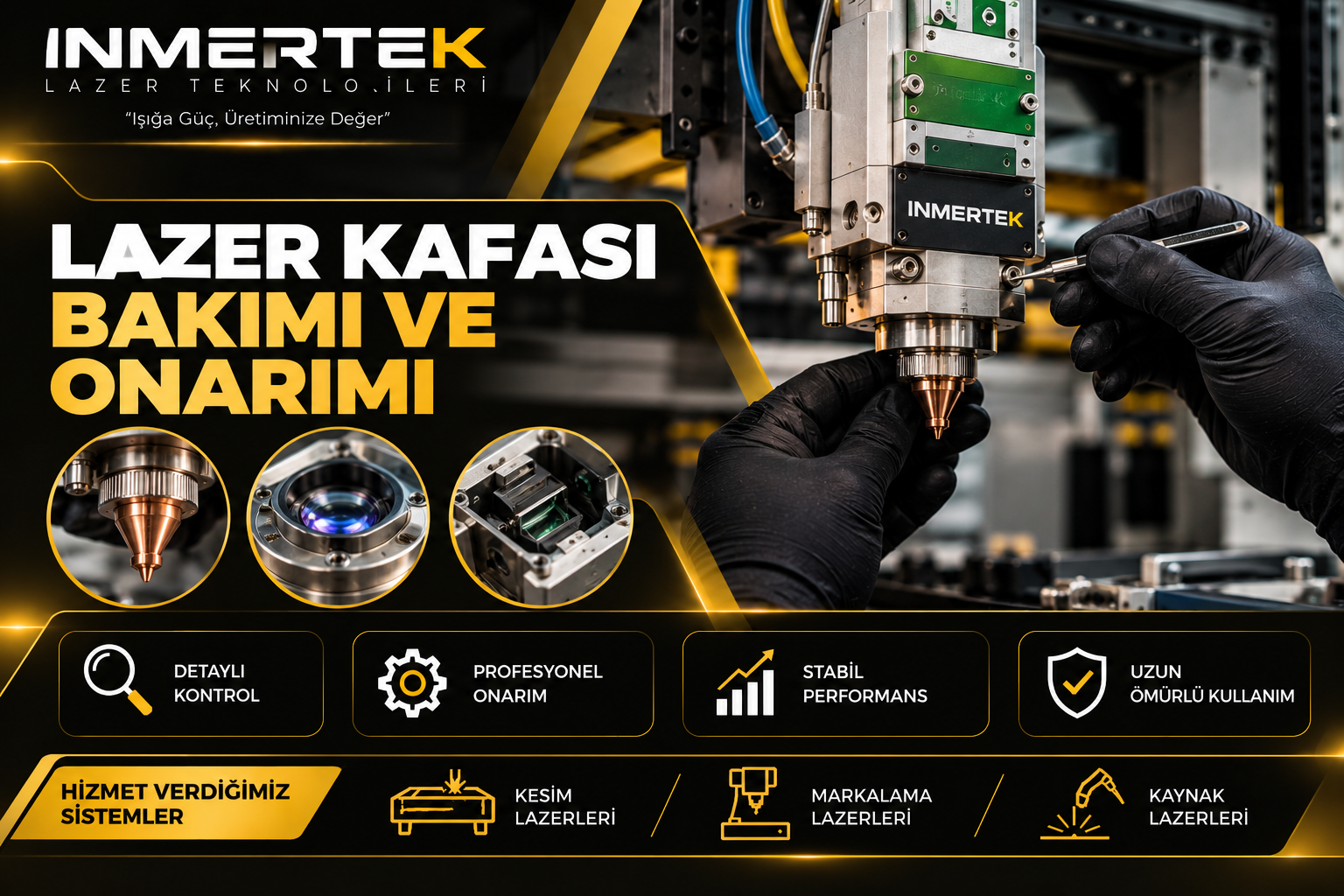 Fiber Lazer Kesim Kafası Bakım ve Onarımı