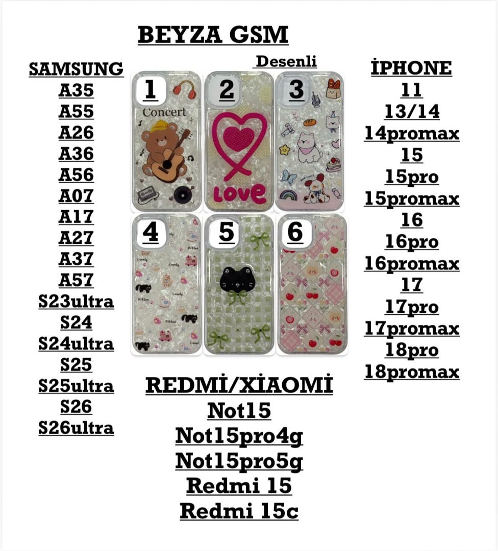 Desenli Kılıf Serisi (Toptan)  Cad-024
