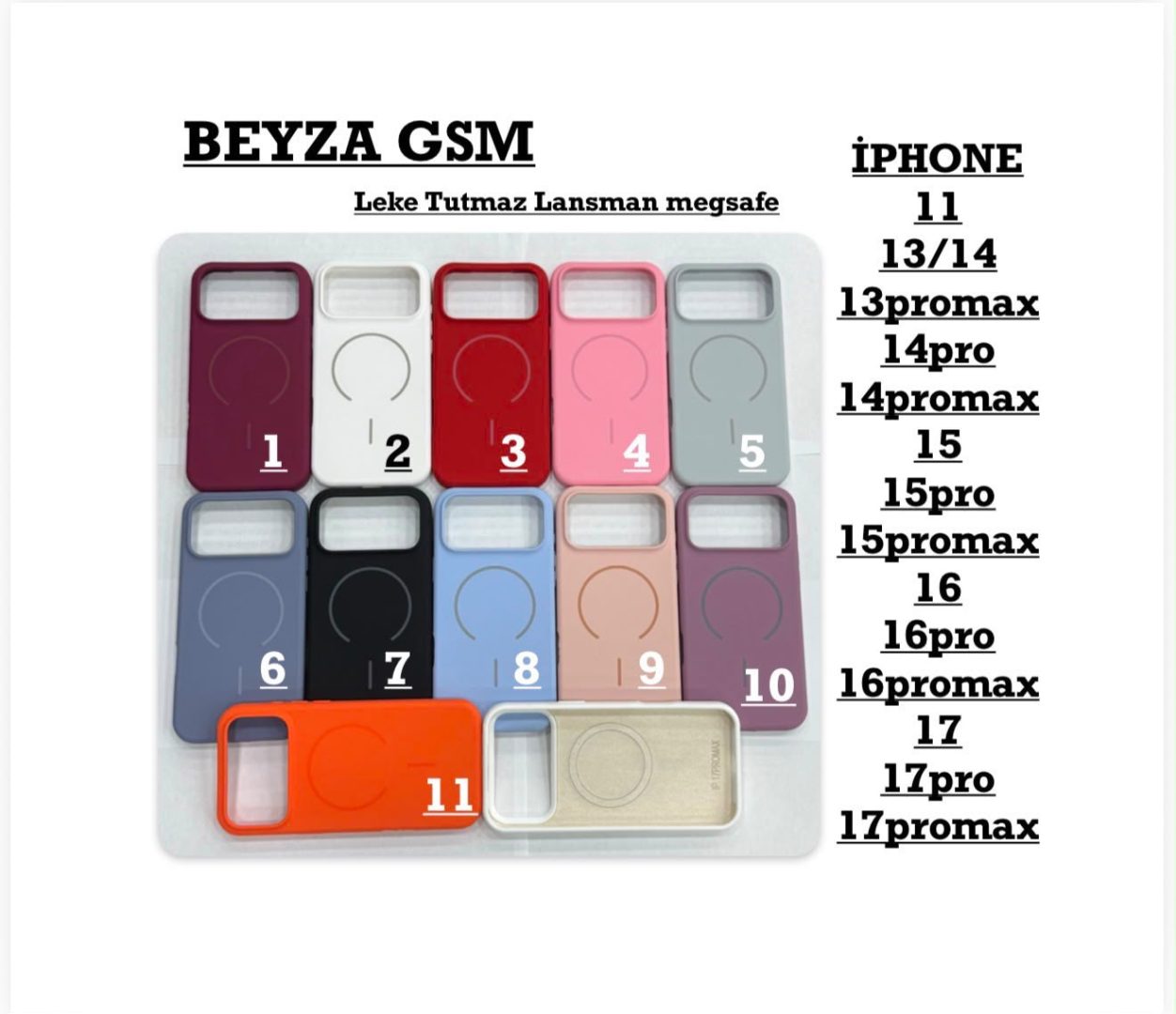 Leke Tutmaz Lansman Magsafe Kılıf Serisi (Toptan) Cad-036