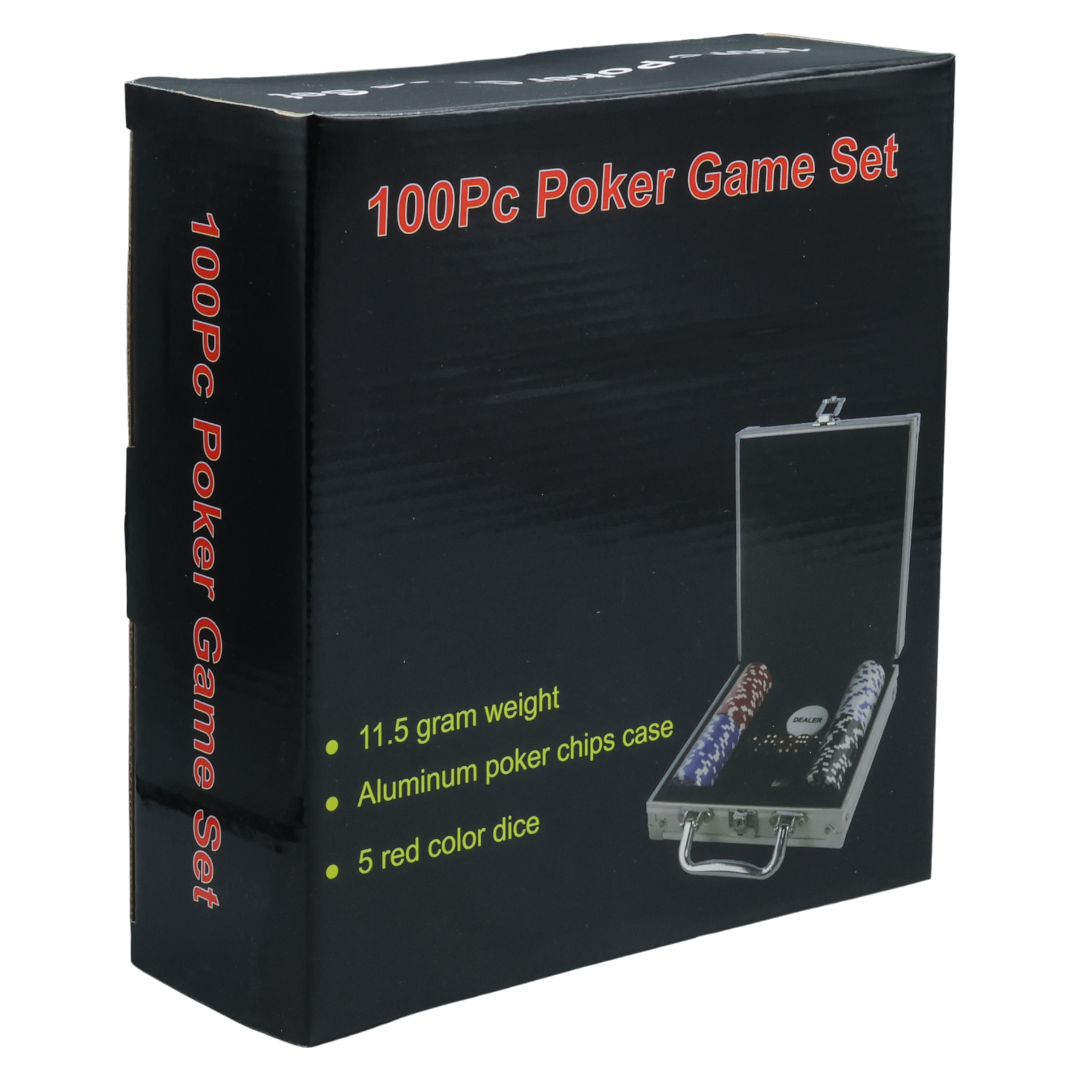 Çantalı Poker Fişi 100'Lü Sed-035