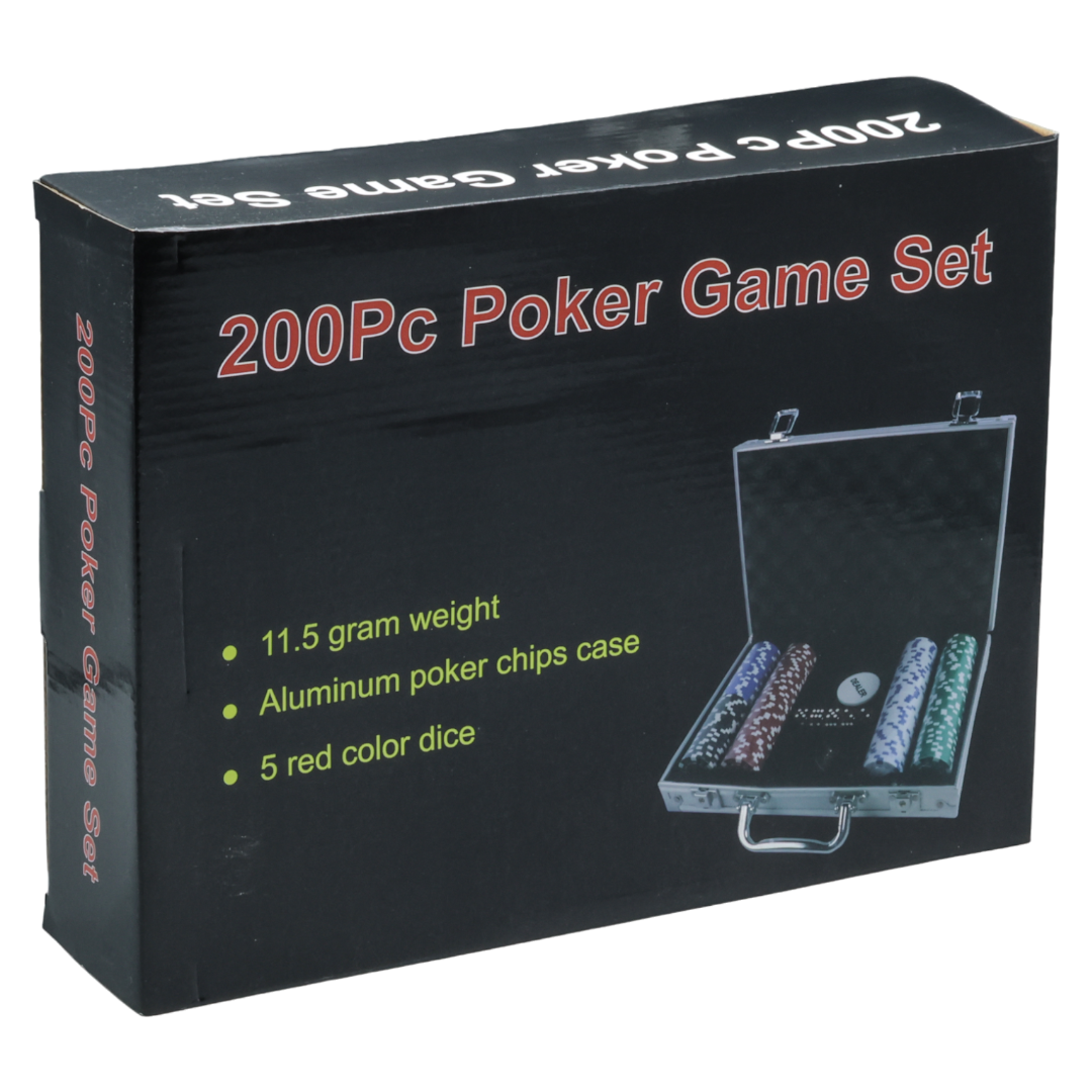 Çantalı Poker Fişi 200'Lü Sed-034